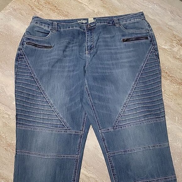 INDIGO THREAD COMPANY WOMENS JEANS SIZE 18W - Picture 2 of 8